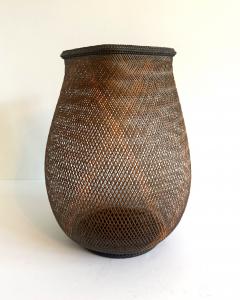 Shosei Fujitsuka Contemporary Japanese Bamboo Basket Ikebana by Fujitsuka Shosei - 4686154