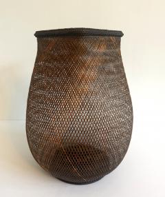 Shosei Fujitsuka Contemporary Japanese Bamboo Basket Ikebana by Fujitsuka Shosei - 4686156
