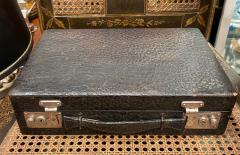 Shreve Co Shreve Co Sterling Silver Vanity Travel Dresser Set in Leather Case - 2316782