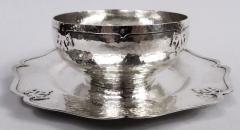 Shreve Co Shreve Fourteenth Century Sterling Silver Sauce Bowl on Stand - 3983746