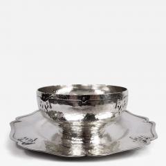 Shreve Co Shreve Fourteenth Century Sterling Silver Sauce Bowl on Stand - 3985646