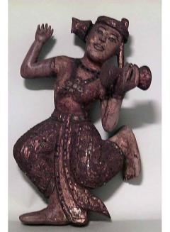 Siamese Gold Dancing Figures - 4652774