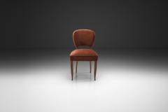 Side Chair With Copper Upholstery France 1940s - 4584369