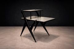 Side Table in Pau Marfim Hardwood Formica Unknown 1950s - 4544802