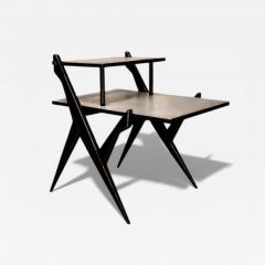 Side Table in Pau Marfim Hardwood Formica Unknown 1950s - 4545960