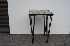 Side Table with Fertility Figure Tiles - 2787112