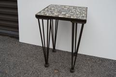 Side Table with Fertility Figure Tiles - 2787113