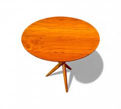 Side Table with Three Legs in Hardwood Unknown 1950s Lot 691A - 4399946