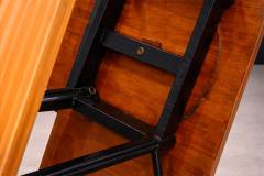 Side Table with a Swivel Top in Pau Marfim Ebony finish Unknown 1950s - 4579659