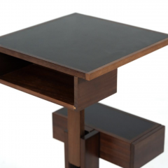 Side table by Bernard Vuarnesson Adjustable Height 1980s - 4373556