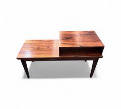 Side table with bench storage in Rosewood Unknown 1960s Lot 647 - 4338296