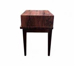 Side table with bench storage in Rosewood Unknown 1960s Lot 647 - 4338304