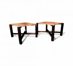 Side tables in Rosewood Pink Granite Unknown 1960s Lot 675 - 4317485