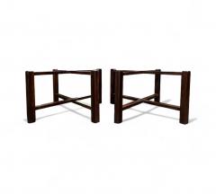 Side tables in Rosewood Pink Granite Unknown 1960s Lot 675 - 4317488