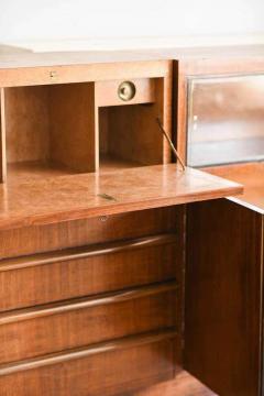 Sideboard with Drawers Sliding Glass Doors Shelves and Writing Desk 1950s - 3348361