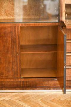 Sideboard with Drawers Sliding Glass Doors Shelves and Writing Desk 1950s - 3348362