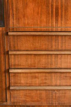 Sideboard with Drawers Sliding Glass Doors Shelves and Writing Desk 1950s - 3348368