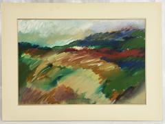 Signed Abstract Expressionist Landscape Mid Day Shower 20th Century - 4766483