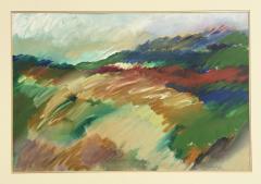Signed Abstract Expressionist Landscape Mid Day Shower 20th Century - 4766487