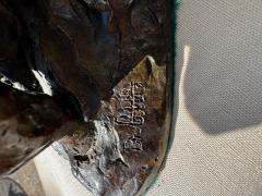 Signed Bronze Bull 3 15 Dated 98 - 4474503