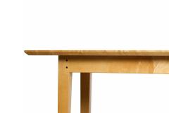 Signed Custom Bird s Eye Maple Console Table with Ebony Exposed Joinery - 4803076