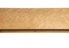 Signed Custom Bird s Eye Maple Console Table with Ebony Exposed Joinery - 4803077