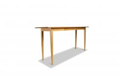 Signed Custom Bird s Eye Maple Console Table with Ebony Exposed Joinery - 4803078