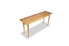 Signed Custom Bird s Eye Maple Console Table with Ebony Exposed Joinery - 4803972