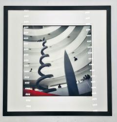 Signed Guggenheim Museum Architectural Photograph Custom Framed - 4715542