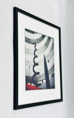 Signed Guggenheim Museum Architectural Photograph Custom Framed - 4715544