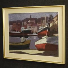 Signed Italian seascape painting from the 20th century - 4140714