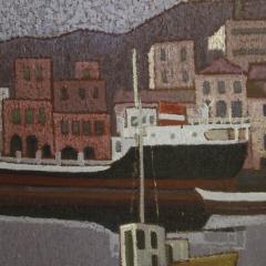 Signed Italian seascape painting from the 20th century - 4140720