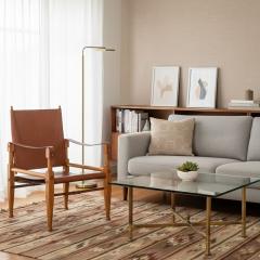 Signed Maison Jansen Coffee Cocktail Table in Brass and Glass - 4502613