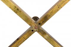 Signed Maison Jansen Coffee Cocktail Table in Brass and Glass - 4502618