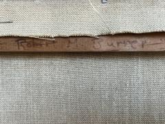 Signed R M Burrer Abstract Expressionist Painting Trees in October 1964 - 4393229