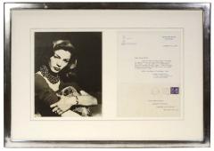 Signed and inscribed studio portrait BY LAUREN BACALL - 2765683