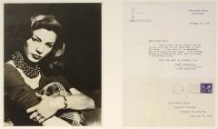 Signed and inscribed studio portrait BY LAUREN BACALL - 2766485