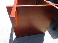 Sigurd Hansen Fantastic Danish Modern Rosewood Glass Dining Table Signed Hansen - 2707393