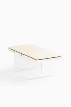 Sigurd Hansen Poul N rreklit Desk in Lacquer Plexiglass by Sigurd Hansens M belfabrik 1960s - 4642818