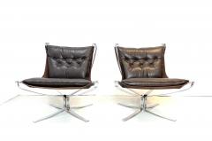 Sigurd Ressell 1960s Sigurd Ressell Falcon Lounge Chairs a Pair - 2776463