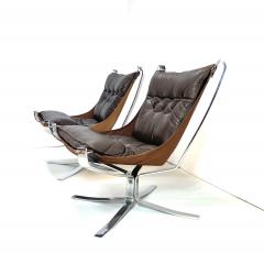 Sigurd Ressell 1960s Sigurd Ressell Falcon Lounge Chairs a Pair - 2776478