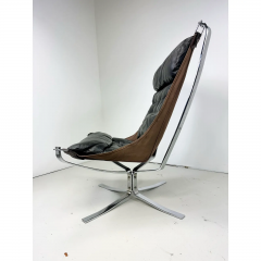 Sigurd Ressell 1970s High Back Falcon Chair by Sigurd Ressel - 3485136