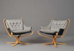 Sigurd Ressell A Pair of Falcon Armchairs by Sigurd Ressel - 1020713