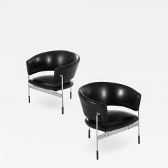 Sigurd Ressell Easy Chairs Model Cirkel Produced by Rastad Relling - 1913338