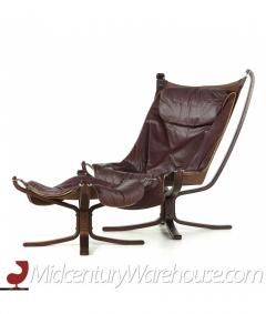 Sigurd Ressell Sigurd Ressell for Vatne Mobler Falcon Chair with Ottoman - 3069069