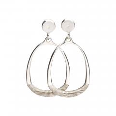 Sigvard Bernadotte Georg Jensen Sterling Silver Earrings No 124 Designer Sigvard Bernadotte - 3167399