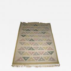 Sigvard Bernadotte Handwoven Flat Weave Carpet by Sigvard Bernadotte - 602002