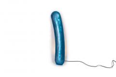 Sigve Knutson Floor Lamp In Blue Hammered And Anodised Aluminium - 866303