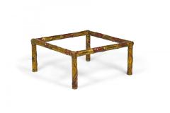 Silas Seandel American Brutalist Mixed Metals Cocktail Coffee Table - 4649878