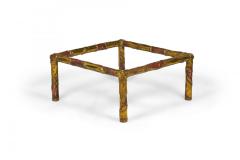 Silas Seandel American Brutalist Mixed Metals Cocktail Coffee Table - 4649880